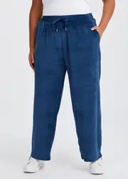 [Taking Shape] Taking Shape Velour Straight Leg Pant Size 20 in Denim Blue - Plus Size Women's Clothing Denim Blue