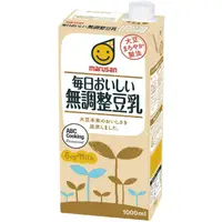 在飛比找蝦皮商城優惠-日本丸三marusan無調整豆乳 1000ml 日本內銷版
