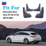 Mudflaps FOR Mercedes Benz CLA W118 C118 2019-2022 Mudguards Fender Mud Flap Guard Splash Fenders Car Accessories Auto Styline Black