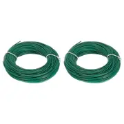 24AWG Gauge Stranded Hook-Up Wire PVC Tinned Copper Wire 30m/100ft Green