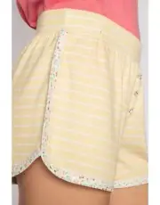 PJS Stripe Field Sleep Short NWT size large Retail $50