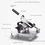 Meat Slicer Manual Cutter Double Slice Meat Cutting Machine for Deli Jerky Beef