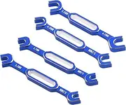 Suesacy Wrench Adjustment Push Rod Wrench Turnbuckle Nut End Joint Remover Tool for RC Car Replacement Accessories 3/3.2/3.5/3.7/4/5/5.5/6mm-Blue