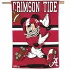 ALABAMA CRIMSON TIDE MICKEY MOUSE DISNEY 28"X40" BANNER VERTICAL FLAG WINCRAFT