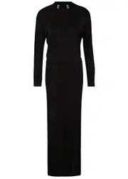 Dion Lee Hooded Stretch-jersey Maxi Dress - Black - 10 (UK10 / S) 10 (UK10 / S)