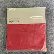 IKEA DVALA One Full (Double) 100% Cotton Fitted Sheet 701.499.60 Red New Sealed