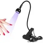 Saviland UV LED Nail Dryer Lamp W/ Securing Clip Curing Gel Polish UV Lamp-Black