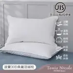 【TONIA NICOLE 東妮寢飾】波蘭30D典藏羽絨枕(1入)