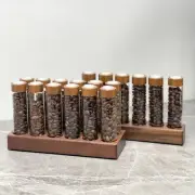 Coffee Beans Storage Container Display Rack Tea Tube Bottle With Breathable Lid