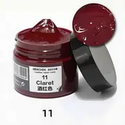 50ml Leather Repair Cream Filler Compound Leather Restoration For Shoe CarSeat Sofa Coats Holes Scratch Crack Restore Repair Color wine red