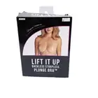 Fashion Forms Lift It Up Nude Backless Strapless Plunge Bra Nude Size D Cup