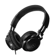 C60 Foldable Wired Headset Headphone 4D Stereo Portable 3.5mm Wired Over-ear Headset with Mic BLACK COLOR