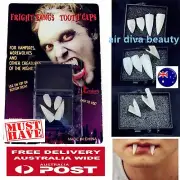 8PC Fancy Halloween Costume Party Vampire Fangs Zombie Werewolf Tooth Prop