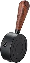 Folpus Espresso Machine Steam Lever Steam Rotary Button Lever Aluminium Easy to Install Steam Lever Switch Knob Handle Accessories, Black