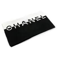 在飛比找森森購物網優惠-【CHANEL 香奈兒】 經典CHANEL字體 喀什米爾羊毛