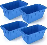 Ice Block Mold for Cold Plunge Ice Mold, Giant Ice Cube Molds for Ice Bath, Extra Large Silicone Block Ice Mold, Large Ice Tray, Cold Plunge Ice Maker, Huge Ice Block Flask, Ice Pod Chiller 4pcs 32lbs