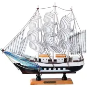 Wooden Sailboat Home Decoration