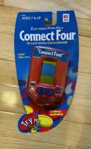 New Connect Four Sealed Vintage Milton Bradley 2002 Hasbro Handheld Game WORKS!