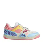 Gucci Basket Lace-Up Sneakers 39 Multicolor
