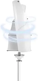 AISINILALAO 12V 24V 48V 600W Wind Generator with Charger Controller 2 Blades Helix Wind Turbine Generator Kit Wind Power Generator Kit Suitable for Outdoor Use