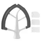 6 QT Flex Edge Beater Attachment for KitchenAid Bowl-Lift Stand Mixer, Flat Edge