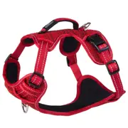 Rogz Explore Durable Nylon Dog Safety Harness Red Medium