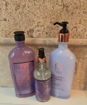 Bath and Body Works Relaxing Midnight Sky Chamomile Patchouli Set