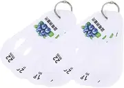 2pcs Measuring Tools Blueberry Diameter Tool Plastic Fruit Diameter Measuring Tool Fruit Diameter Measuring Circle