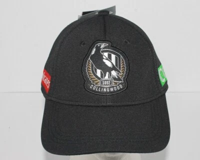 AFL Collingwood Magpies Football Club Baseball Cap Media 2020 Size OSFM BNWT