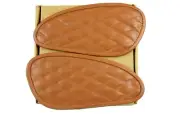 Tank Knee Pad for Royal Enfield Interceptor 650 (Diamond Jack, Tan)