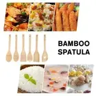 6pcs Kitchen Spatula Spoons Tools Bamboo Wood Kit New E9 R6Q6 H4U2 C9X8 N9U U1J5
