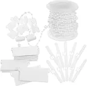 1 Sets Vertical Curtain Beads Chain Bottom Weights Replacement Blinds Repair Kit Vertical Curtain Repair for Window Blinds Repair Parts Supplies