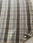 New Brunello Cucinelli 100%Alpaca Wide 3 Monili Stripes/Both Sides Throw/Cape