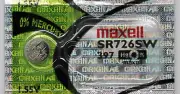 2PC Maxell 396/397 Silver Oxide Coin 396 397 Battery SR726SW, Japan Made, 1.55V