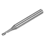 Spiral End Mill CNC Router Bit 1/8" Dia 1/4" Shank Up Cut 1 Flute Solid Carbide