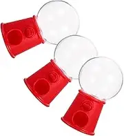 Ciieeo 3Pcs Mini Gumball Machine Candy Dispenser for Fun Candy Grabbing Machines for Birthday Parties Creative Play Enhances Hand Eye Coordination
