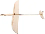 HANABASS Wooden Hand Launch Glider Airplane for Indoor and Outdoor Fun Easy to Throw Stable Flight Long Distance Family Friendly Handmade Model for Adults