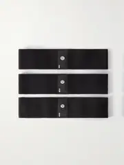 [lululemon] lululemon - Set Of Three Printed Stretch-knit Resistance Bands - Black - One size One size Black