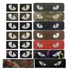 Reflective Cat Eye Tactical Hook Loop Patch Backing Fasteren Team Emblem Badge