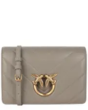 PINKO Love Click Leather Crossbody