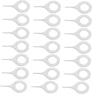 Angoily 100pcs Mobile Phone Card Removal Needle Multi-Function Nozzle Catapult Mobile Phone Card Single Slot Ballpoint Pen Versatile Belt Pearl Chain Strap Handmade Belt Sim Tool Ejector