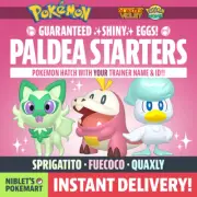 ✨ SHINY SPRIGATITO FUECOCO QUAXLY EGGS ✨ PALDEA STARTERS Pokemon Scarlet Violet!