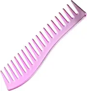 WOONEKY Men Wide Tooth Hair Comb Durable Abs Styling Brush for Salon Personal Use for Retro Oil Hair Styles Lightweight Tangle Design for Barbers and Home Care