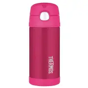 100% Genuine! THERMOS Funtainer 355ml Vacuum Insulated Beverage Bottle Pink!