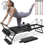 Foldable Pilates Equipment for Home Workouts Balanced Pilates Reformer Machine