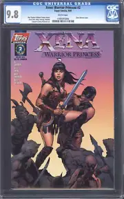 XENA, WARRIOR PRINCESS #2 CGC 9.8 (Topps 1997) / Dave Stevens Cover!
