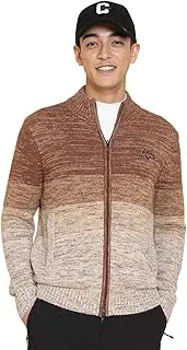 [Callaway] C24218106 Men's Full Zip Knit (Melange Gradation) / Golf