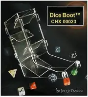 Chessex Dice Boot Dice Tower - Clear