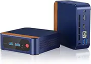 GZBOX N1 Mini PC, N150 Processor (up to3.6GHz), 16GB DDR4 RAM, 500GB SSD, WiFi 6, BT 5.2, USB 3.2, 4K HDMI, Fan-Cooled, Mini Desktop Computer for Home & Office (16G+256G)