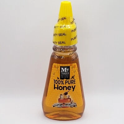 McTrader 100% Pure Honey Squeeze Bottle 6 Oz EXP 09/26